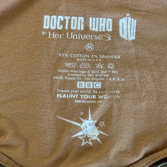 Doctor Who Her Universe tenth doctor tan and brown dress
Size medium - Picture 3 of 4